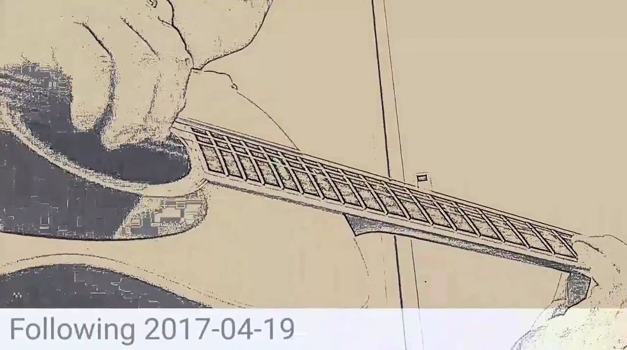 【Weekly Trial 2017】017-Following｜アコースティックギター♪｜2017年4月21日