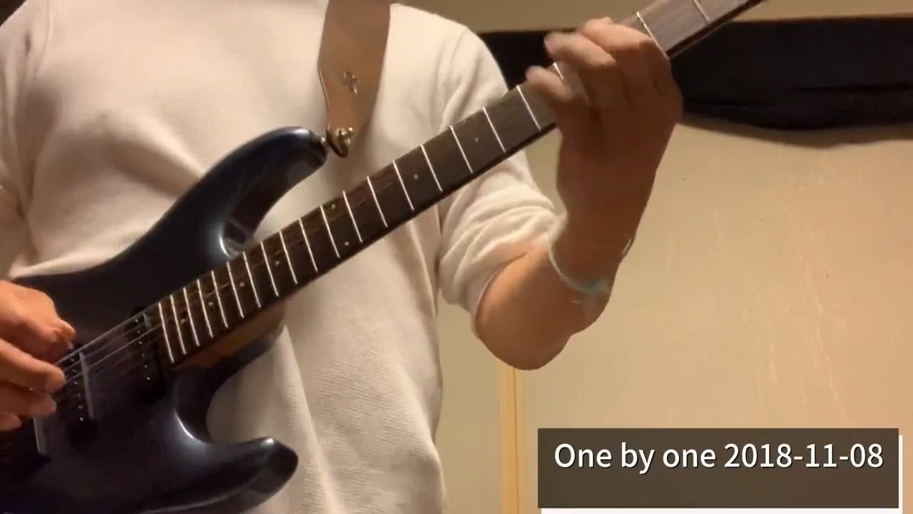 【One by one / 一つずつ】｜９日目！ 打ち込んだドラムに合わせてギターで遊ぶ♪｜2018-11-08