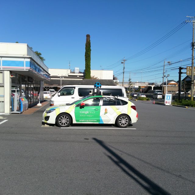 Google Map の撮影車両に遭遇｜2013-09-25