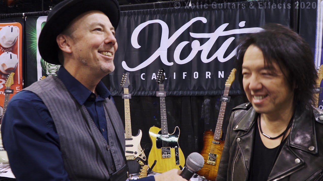 Check this!!  Toshi Yanagi Interview at the Xotic Guitars and Effects Booth – NAMM 2020