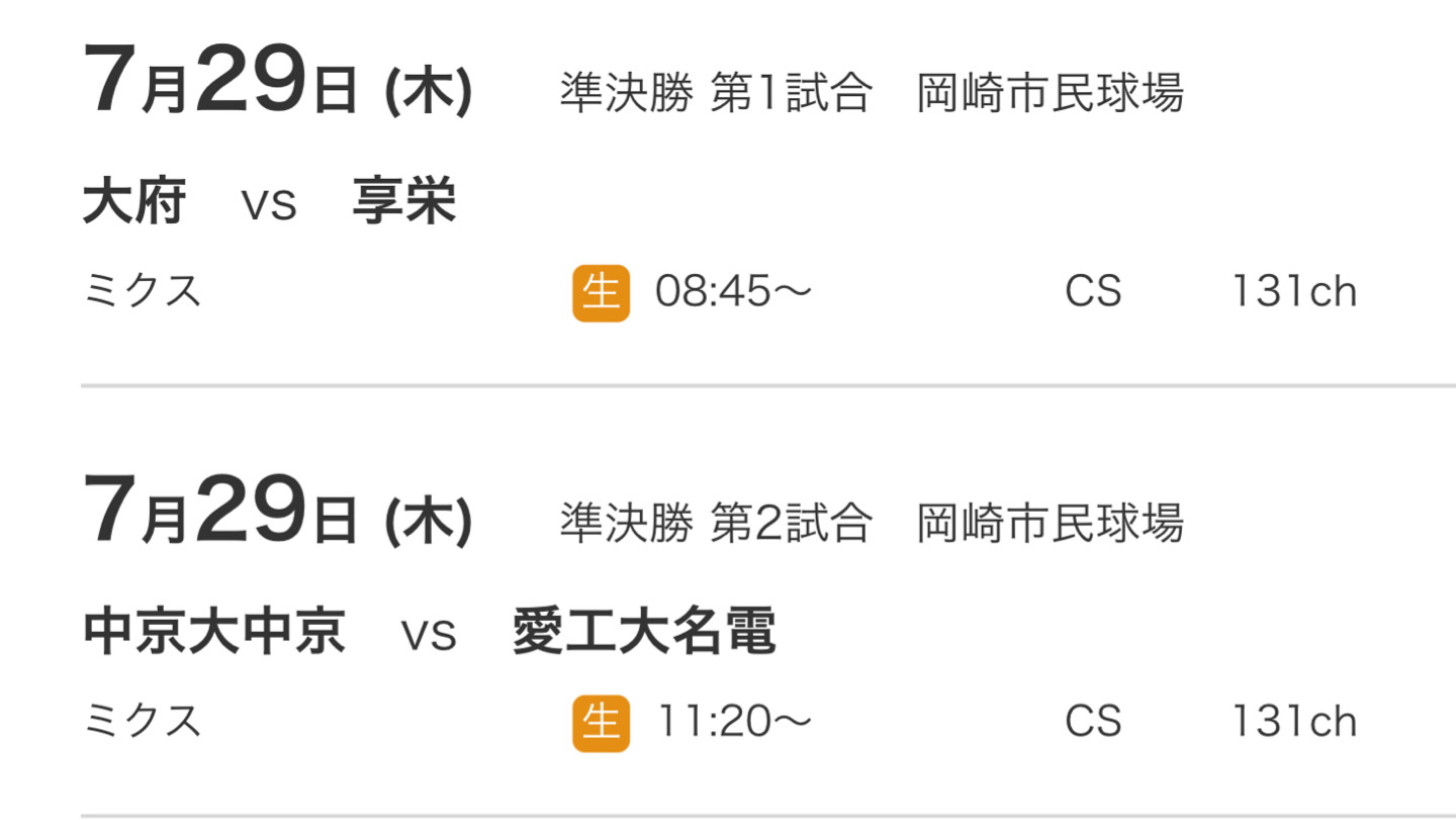 【2021年7月29日】の情報 いよいよ準決勝！#第103回全国高等学校野球選手権　#愛知大会 #岡崎市民球場