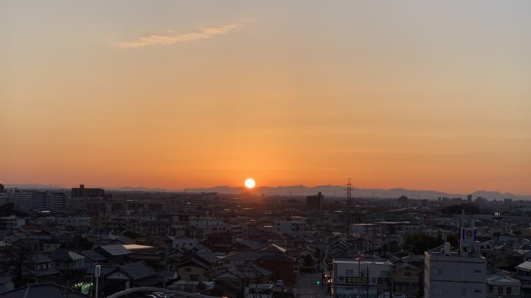 桜、夕陽｜2022-03-27