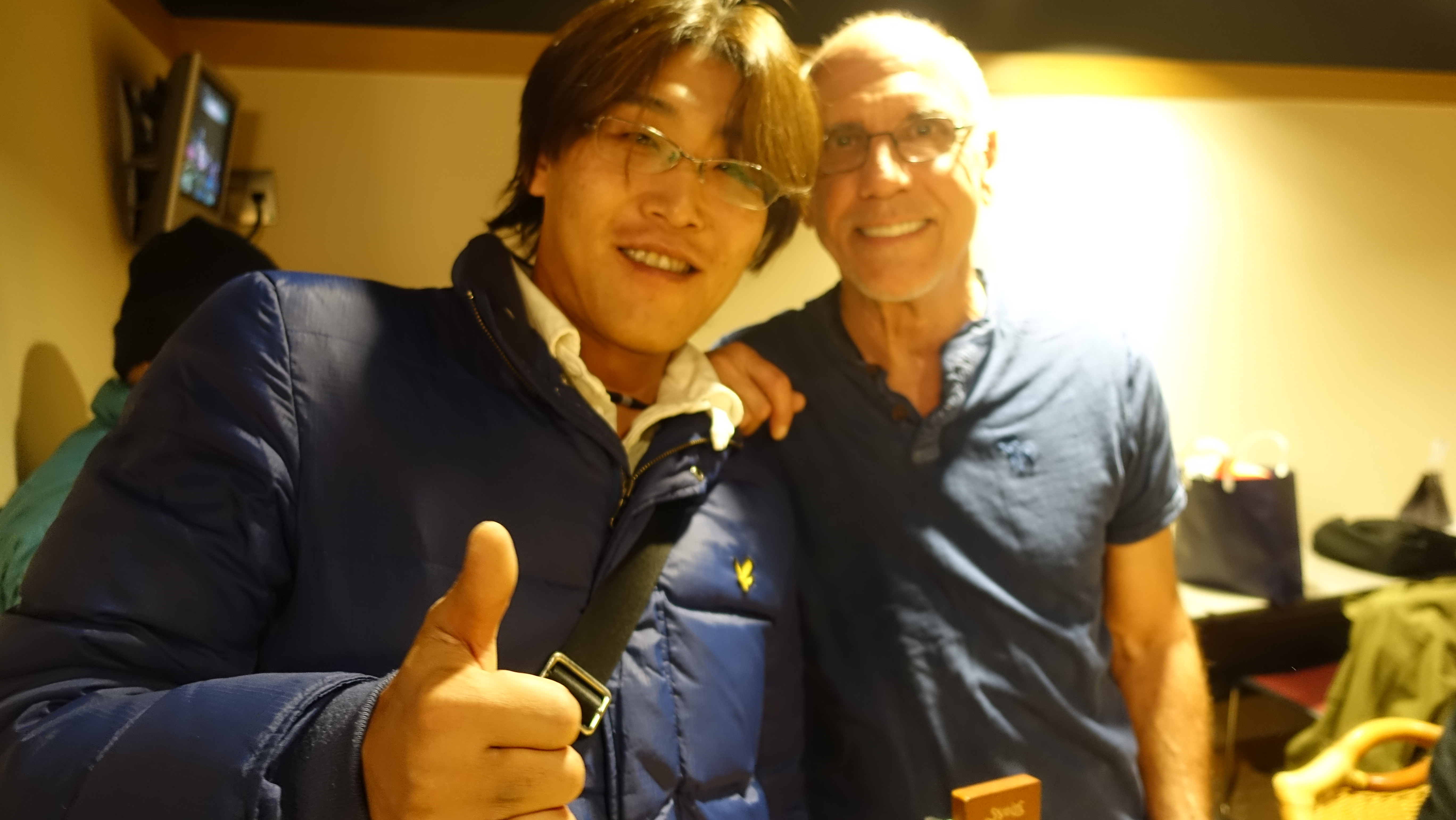 With Larry Carlton