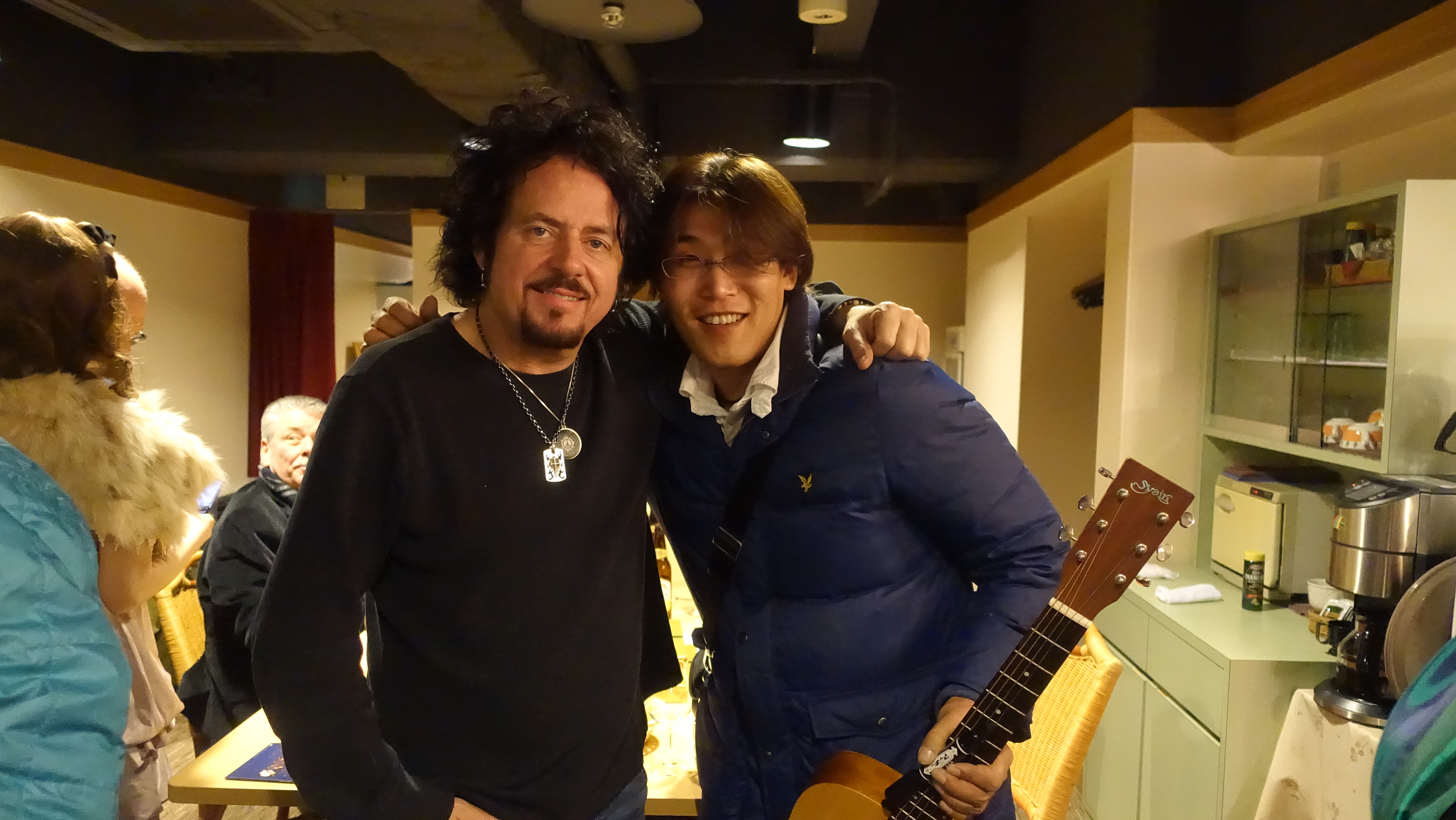 With Steve Lukather