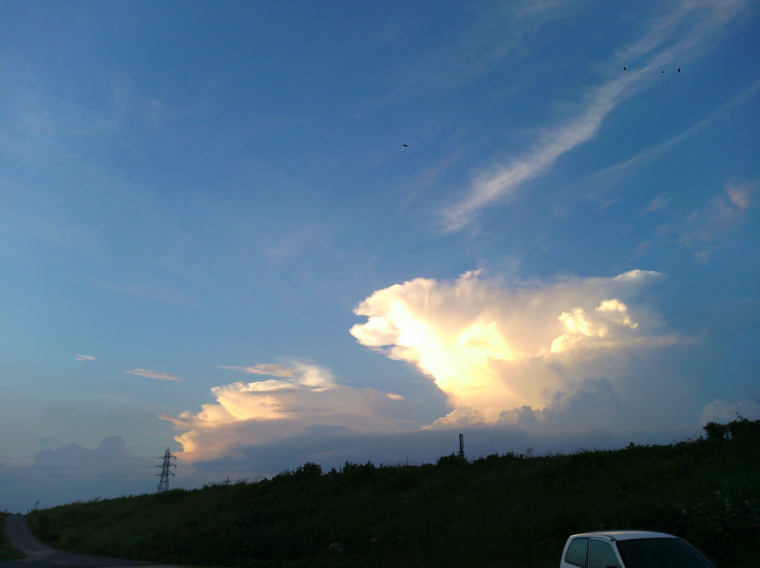 空|夕方|夕陽|2013-07-07