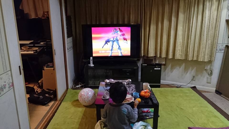 パパの焼きそばとガンダム