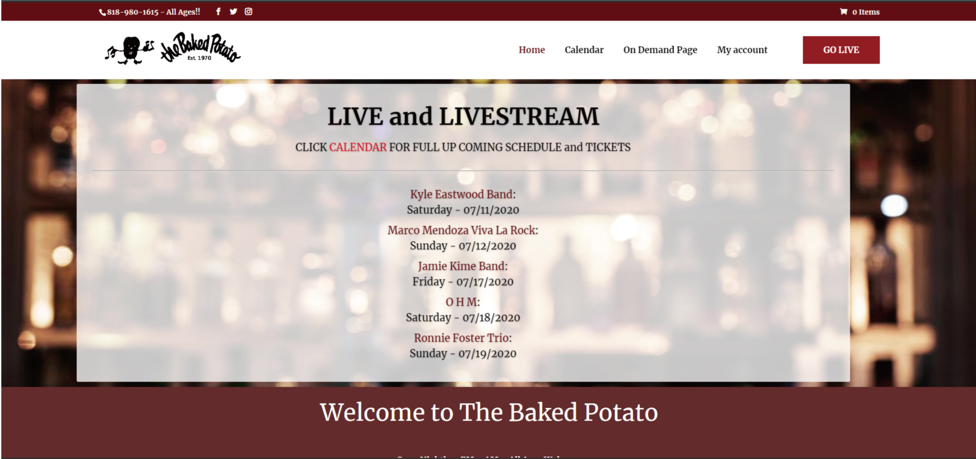 Toshi Yanagi｜ Jamie Kime Band The Baked Potato LIVE｜LIVESTREAMで見るぞ、と。もしくはオンデマンド。