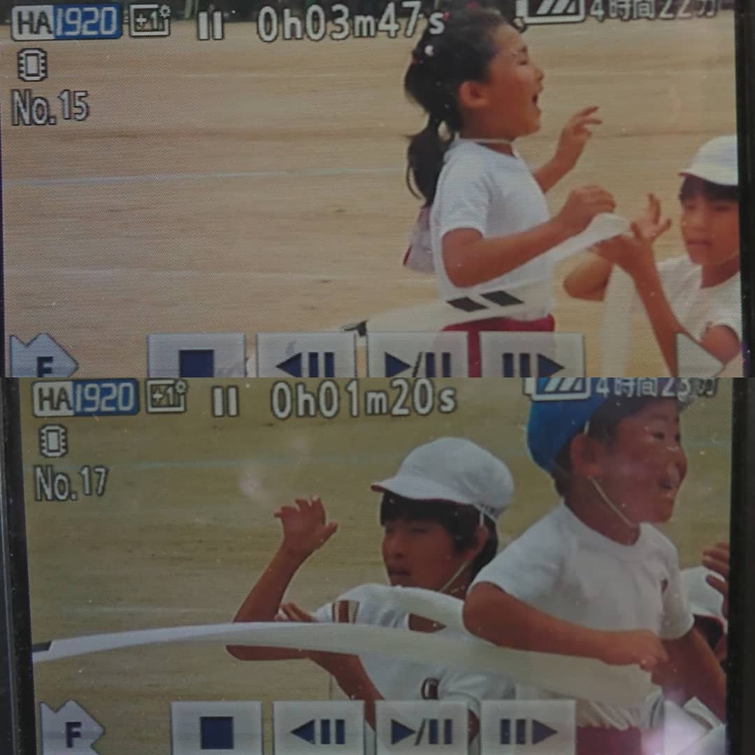 徒競走！ 二人ともぶっちぎってた♪ 特に息子君はなんだあれ一人旅別世界。びっくりした♪